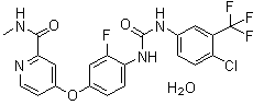 瑞格菲尼水合物分子结构 (CAS 1019206-88-2)