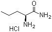 structure of CAS# 101925-47-7, (S)-2-Aminopentanamide hydrochloride