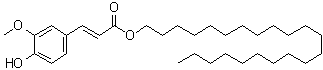 structure of CAS# 101927-24-6, E-Ferulic acid docosyl ester