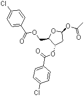 CAS # 1019659-88-1, 2-Deoxy-alpha-D-erythropentofuranose 1-acetate 3,5-bis(4-chlorobenzoate)