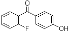 2-Fluoro-4'-hydroxybenzophenone molecular structure (CAS 101969-75-9)
