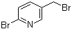 2-溴-5-(溴甲基)吡啶分子结构 (CAS 101990-45-8)