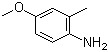 4-Methoxy-2-methylaniline molecular structure (CAS 102-50-1)