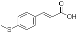 structure of CAS# 102016-58-0, 4-(Methylthio)cinnamic acid