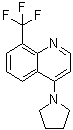 4-(1-吡咯烷基)-8-(三氟甲基)喹啉分子结构 (CAS 1020253-07-9)