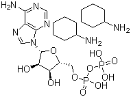 腺苷 5'-(三氢二磷酸)环己胺盐分子结构 (CAS 102029-87-8)
