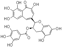 CAS 登录号：102067-92-5, 表茶黄棓灵 3-O-没食子酸酯