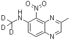 CAS # 1020718-63-1, 3-Methyl-N-(methyl-d<sub>3</sub>)-5-nitro-6-quinoxalinamine