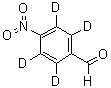 4-硝基苯甲醛-2,3,5,6-d<sub>4</sub>分子结构 (CAS 1020718-72-2)