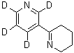 CAS 登录号：1020719-05-4, 3,4,5,6-四氢-2,3'-联吡啶-2',4',5',6'-d<sub>4</sub>