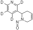 CAS 登录号：1020719-69-0, 1,2,3,6-四氢-1-亚硝基-2,3'-联吡啶-2',4',5',6'-d<sub>4</sub>