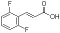 structure of CAS# 102082-89-3, 2,6-Difluorocinnamic acid