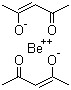 structure of CAS# 10210-64-7, Bis(acetylacetonato)beryllium