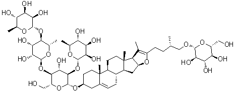 CAS 登录号：102100-46-9, 伪原皂苷 Pb