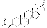 CAS # 10211-88-8, (20S)-3beta-Acetoxypregn-5-ene-20-carboxaldehyde