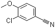 structure of CAS# 102151-33-7, 3-Chloro-4-methoxybenzonitrile