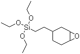 2-(3,4-环氧环己烷基)乙基三乙氧基硅烷分子结构 (CAS 10217-34-2)