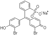 structure of CAS# 102185-50-2, Bromophenol Red sodium salt