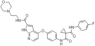 structure of CAS# 1021950-26-4, Tyrosine kinase inhibitor