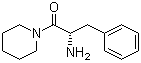 structure of CAS# 102292-89-7, (S)-1-(2-Amino-1-oxo-3-phenylpropyl)piperidine