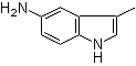 structure of CAS# 102308-52-1, 3-Methyl-1H-indol-5-amine