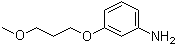 structure of CAS# 1023277-27-1, 3-(3-甲氧基丙氧基)苯胺