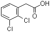 2,3-二氯苯乙酸分子结构 (CAS 10236-60-9)