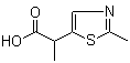 CAS # 1023814-51-8, 2-(2-Methyl-1,3-thiazol-5-yl)propanoic acid