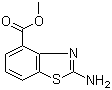 2-氨基-4-苯并噻唑羧酸甲酯分子结构 (CAS 1024054-68-9)