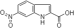 structure of CAS# 10242-00-9, 6-Nitroindole-2-carboxylic acid