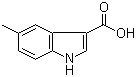 structure of CAS# 10242-02-1, 5-Methylindole-3-carboxylic acid