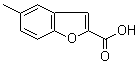 structure of CAS# 10242-09-8, 5-Methyl-2-benzofurancarboxylic acid