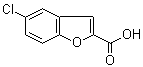 structure of CAS# 10242-10-1, 5-Chloro-1-benzofuran-2-carboxylic acid