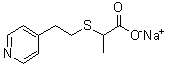 CAS 登录号：1024357-58-1, 2-[[2-(4-吡啶基)乙基]硫基]丙酸钠