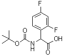 CAS 登录号：1025496-16-5, alpha-[[(1,1-二甲基乙氧基)羰基]氨基]-2,4-二氟苯乙酸