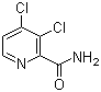 3,4-二氯-2-吡啶甲酰胺分子结构 (CAS 1025720-99-3)