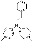CAS # 1025725-91-0, 2,3,4,5-Tetrahydro-2,8-dimethyl-5-phenethyl-1H-pyrido[4,3-b]indole, AVN 101
