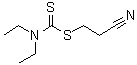 CAS 登录号：10264-39-8, 二乙基二硫代氨基甲酸 2-氰基乙基酯