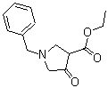 structure of CAS# 1027-35-6, Ethyl 1-benzyl-4-pyrrolidone-3-carboxylate