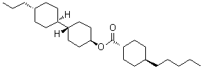 CAS 登录号：102714-87-4, [反式[反式(反式)]]-4-戊基环己烷羧酸 4'-丙基[1,1'-联环己烷]-4-基酯
