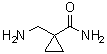 structure of CAS# 1027337-85-4, 1-(Aminomethyl)cyclopropanecarboxamide