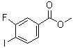 structure of CAS# 1027513-46-7, 3-Fluoro-4-iodobenzoic acid methyl ester
