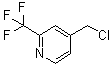 CAS 登录号：1027545-48-7, 4-(氯甲基)-2-(三氟甲基)吡啶