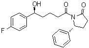CAS 登录号：1027552-46-0, (5R)-1-[(5S)-5-(4-氟苯基)-5-羟基-1-氧代戊基]-5-苯基-2-吡咯烷酮