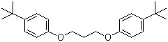 structure of CAS# 102756-13-8, 1,3-Bis(4-tert-butylphenoxy)propane
