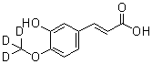 CAS # 1028203-97-5, 3-[3-Hydroxy-4-(trideuteromethoxy)phenyl]-2-propenoic acid