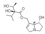 structure of CAS# 10285-07-1, (+)-Lycopsamine