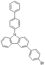 structure of CAS# 1028648-25-0, 9-[1,1'-联苯]-4-基-3-(4-溴苯基)-9H-咔唑