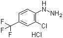 structure of CAS# 1029649-46-4, [2-氯-4-(三氟甲基)苯基]肼盐酸盐