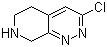 structure of CAS# 1029721-23-0, 3-Chloro-5,6,7,8-tetrahydropyrido[3,4-c]pyridazine